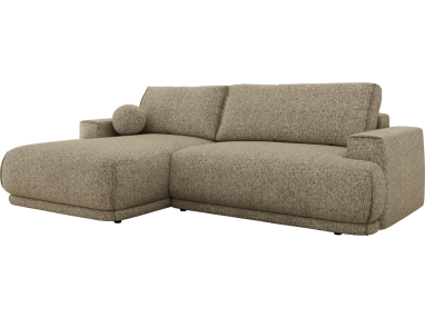 Narożnik RINA L - strona lewa - ciemnobeżowy, struktura