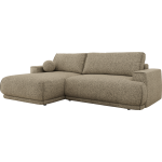 Narożnik RINA L - strona lewa - ciemnobeżowy, struktura