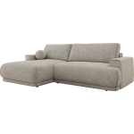 Narożnik RINA L - strona lewa - jasnoszary, struktura