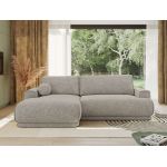 Narożnik RINA L - strona lewa - jasnoszary, struktura