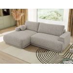 Narożnik RINA L - strona lewa - jasnoszary, struktura