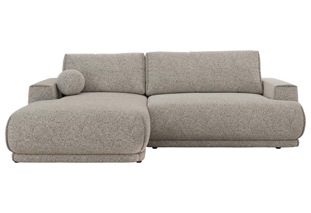 Narożnik RINA L - strona lewa - jasnoszary, struktura