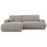 Narożnik RINA L - strona lewa - jasnoszary, struktura