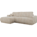 Narożnik RINA L - strona lewa - beżowy, sztruks