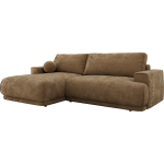 Narożnik RINA L - strona lewa - brązowy, szenil gładki