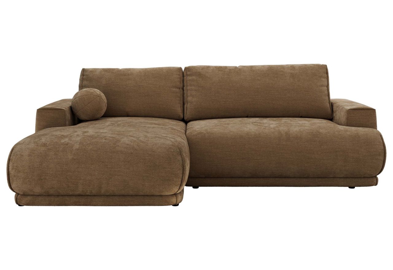 Narożnik RINA L - strona lewa - brązowy, szenil gładki