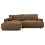 Narożnik RINA L - strona lewa - brązowy, szenil gładki