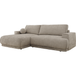 Narożnik RINA L - strona lewa - jasnoszary, szenil gładki