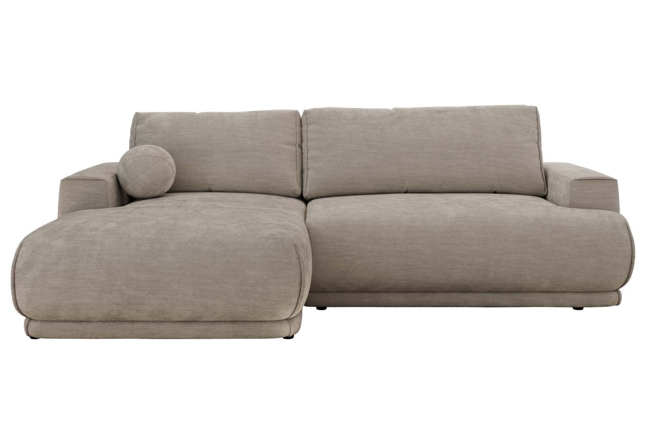 Narożnik RINA L - strona lewa - jasnoszary, szenil gładki