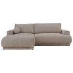 Narożnik RINA L - strona lewa - jasnoszary, szenil gładki