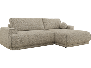 Narożnik RINA L - strona prawa - beżowy, struktura