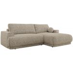 Narożnik RINA L - strona prawa - beżowy, struktura