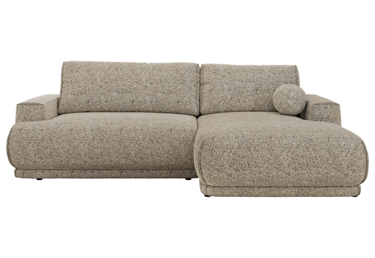 Narożnik RINA L - strona prawa - beżowy, struktura