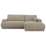 Narożnik RINA L - strona prawa - beżowy, struktura