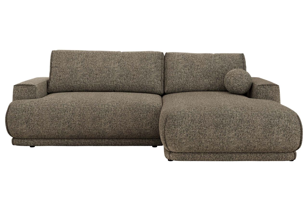 Narożnik RINA L - strona prawa - szary, struktura