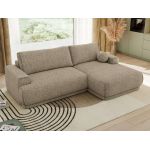 Narożnik RINA L - strona prawa - ciemnobeżowy, struktura