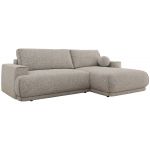 Narożnik RINA L - strona prawa - jasnoszary, struktura