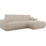 Narożnik RINA L - strona prawa - beżowy, sztruks