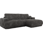 Narożnik RINA L - strona prawa - szary, sztruks