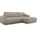 Narożnik RINA L - strona prawa - jasnoszary, szenil gładki