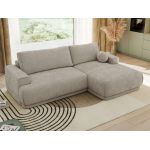 Narożnik RINA L - strona prawa - jasnoszary, szenil gładki