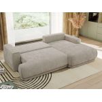 Narożnik RINA L - strona prawa - jasnoszary, szenil gładki