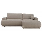 Narożnik RINA L - strona prawa - jasnoszary, szenil gładki