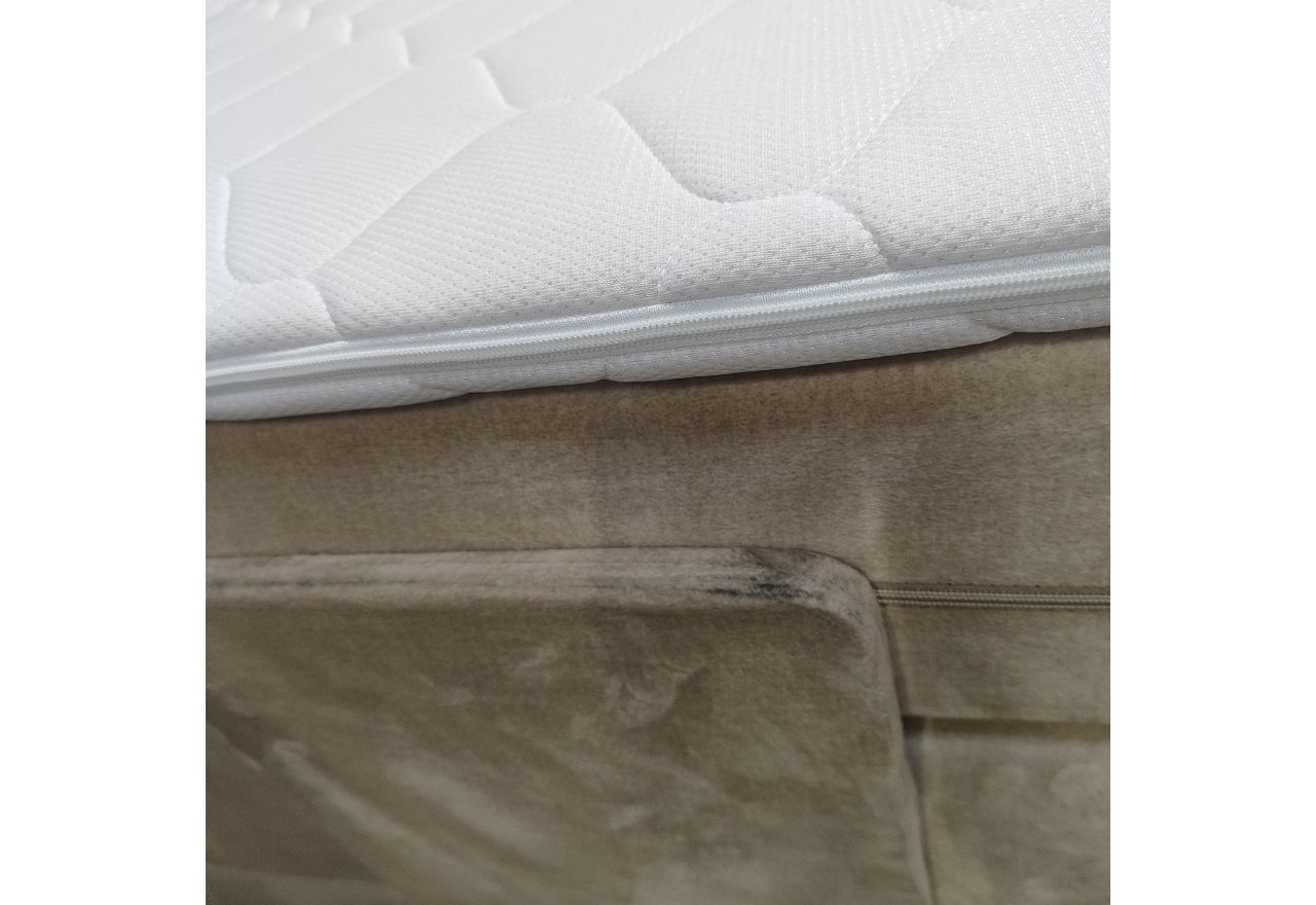 Łóżko kontynentalne, elektrycznie sterowane z pilota - ELECTRO 180x200 - Monolith 02 - beżowy - OUTLETU