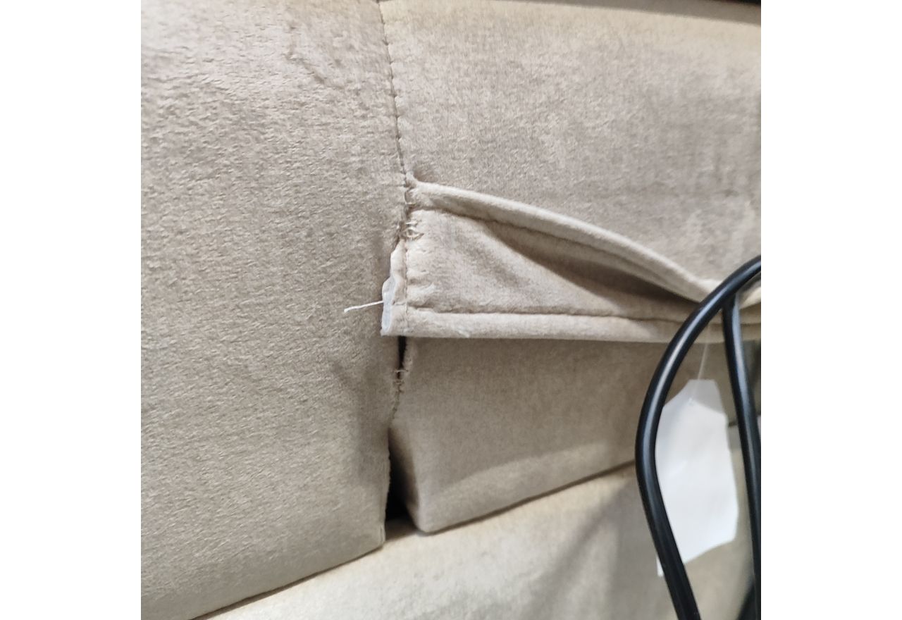 Łóżko kontynentalne, elektrycznie sterowane z pilota - ELECTRO 180x200 - Monolith 02 - beżowy - OUTLETU