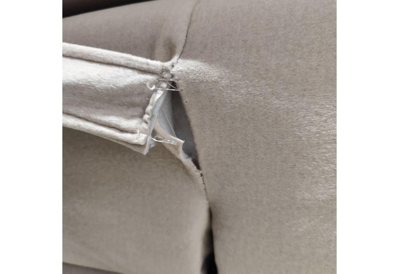 Łóżko kontynentalne, elektrycznie sterowane z pilota - ELECTRO 180x200 - Monolith 02 - beżowy - OUTLETU