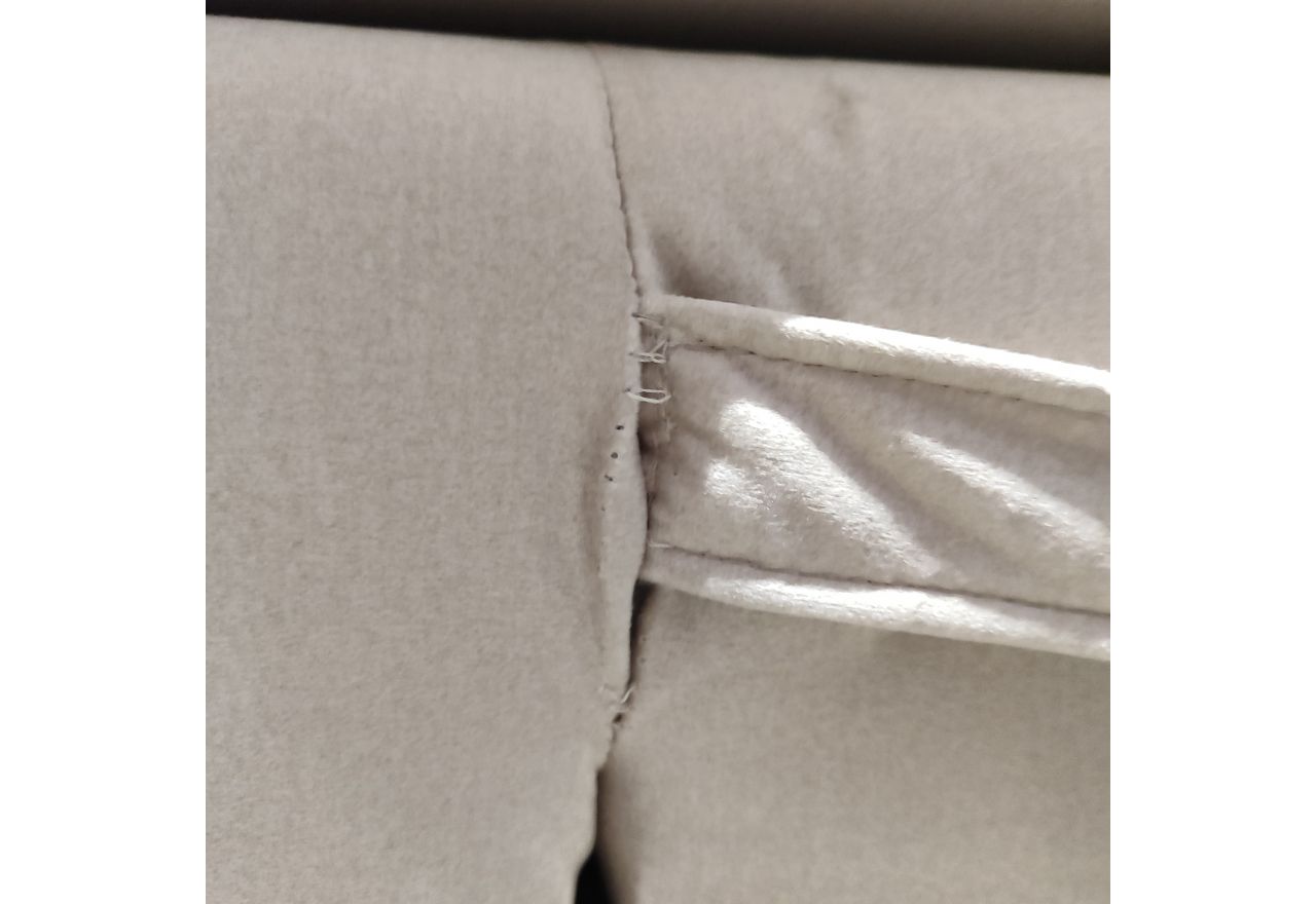 Łóżko kontynentalne, elektrycznie sterowane z pilota - ELECTRO 180x200 - Monolith 02 - beżowy - OUTLETU