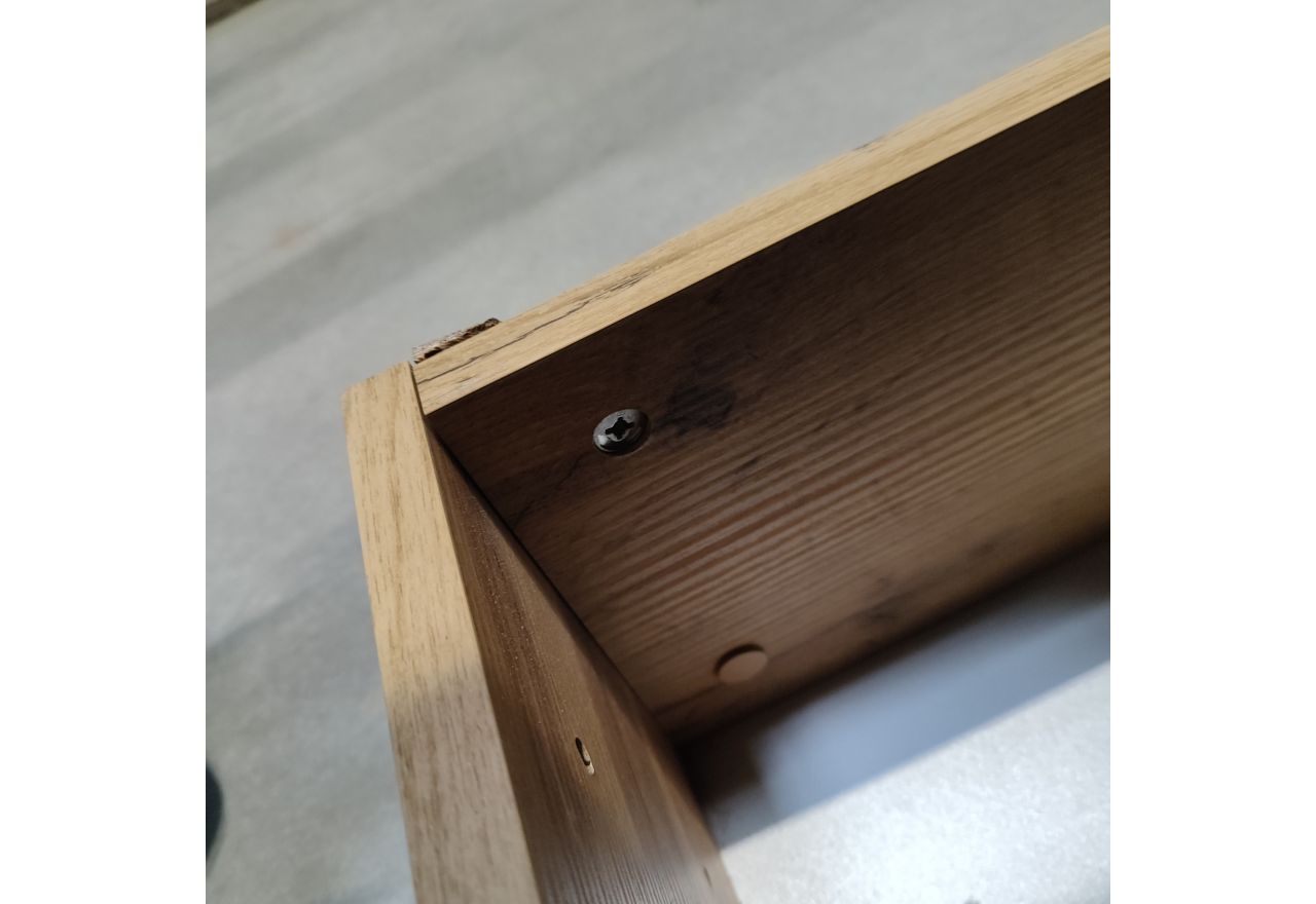 Łóżko kontynentalne WOOD CLASSIC KING 180x200 - Tilia 11 - jasny brązowy - OUTLETU