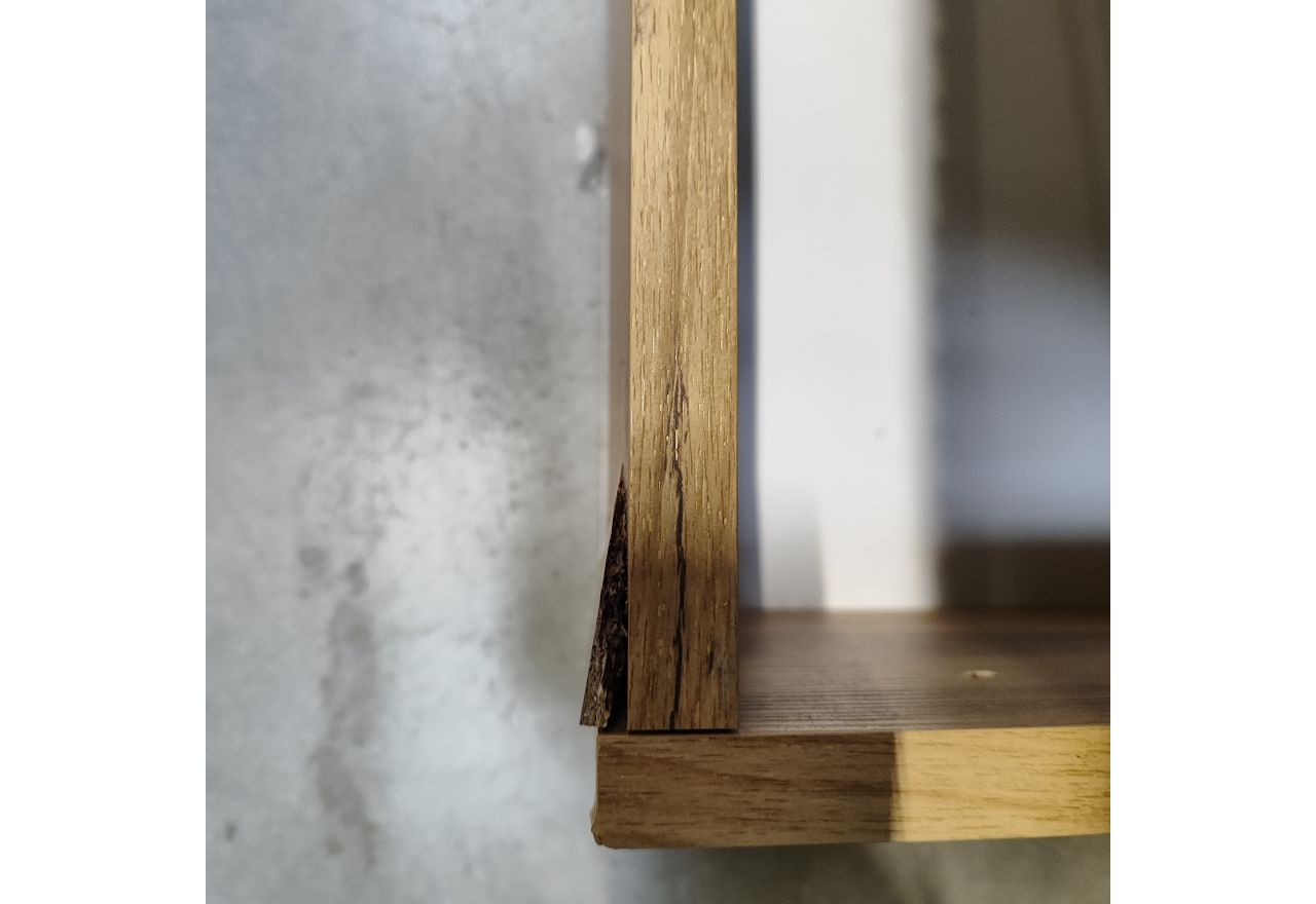 Łóżko kontynentalne WOOD CLASSIC KING 180x200 - Tilia 11 - jasny brązowy - OUTLETU