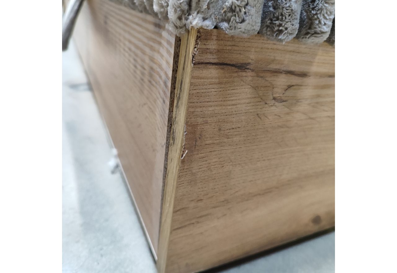 Łóżko kontynentalne WOOD CLASSIC KING 180x200 - Tilia 11 - jasny brązowy - OUTLETU