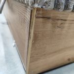 Łóżko kontynentalne WOOD CLASSIC KING 180x200 - Tilia 11 - jasny brązowy - OUTLETU