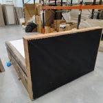 Łóżko kontynentalne WOOD CLASSIC KING 180x200 - Tilia 11 - jasny brązowy - OUTLETU