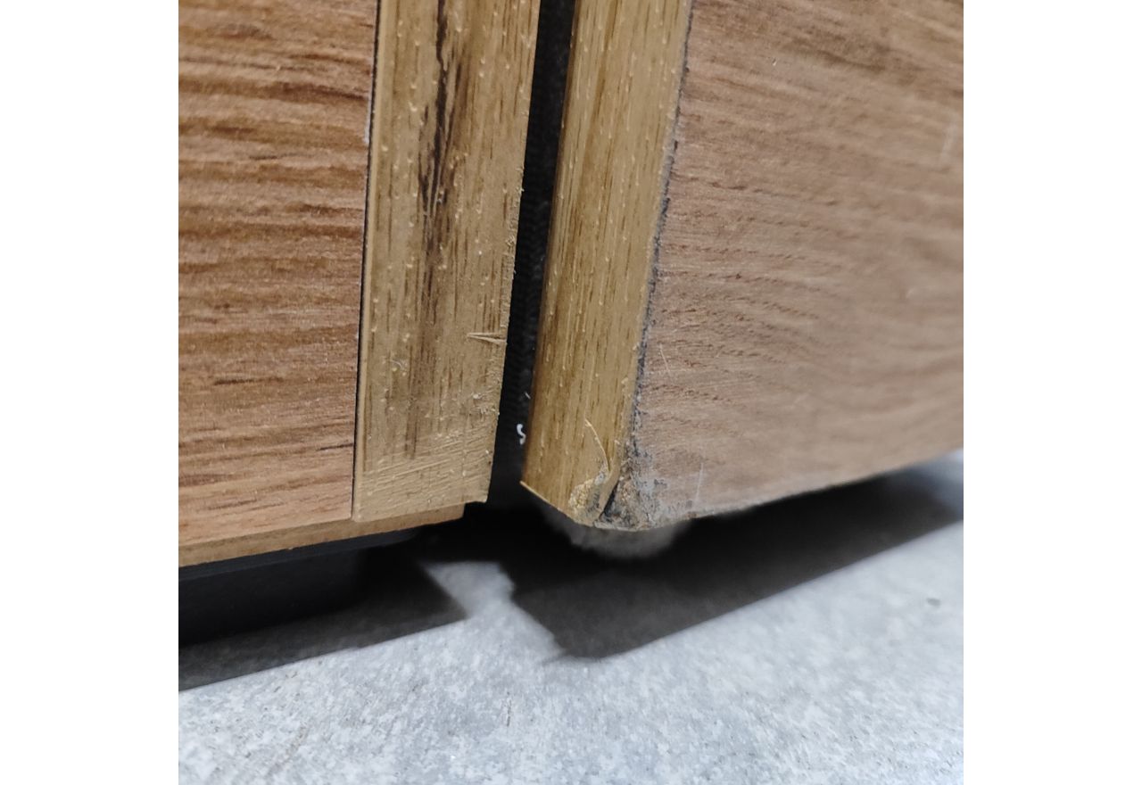 Łóżko kontynentalne WOOD CLASSIC KING 180x200 - Tilia 11 - jasny brązowy - OUTLETU