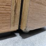 Łóżko kontynentalne WOOD CLASSIC KING 180x200 - Tilia 11 - jasny brązowy - OUTLETU