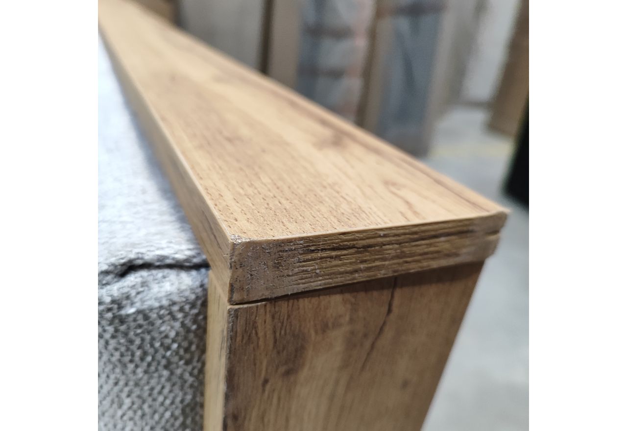 Łóżko kontynentalne ALBERO 3 200x200 - Matana 01 - jasny szary - OUTLETU