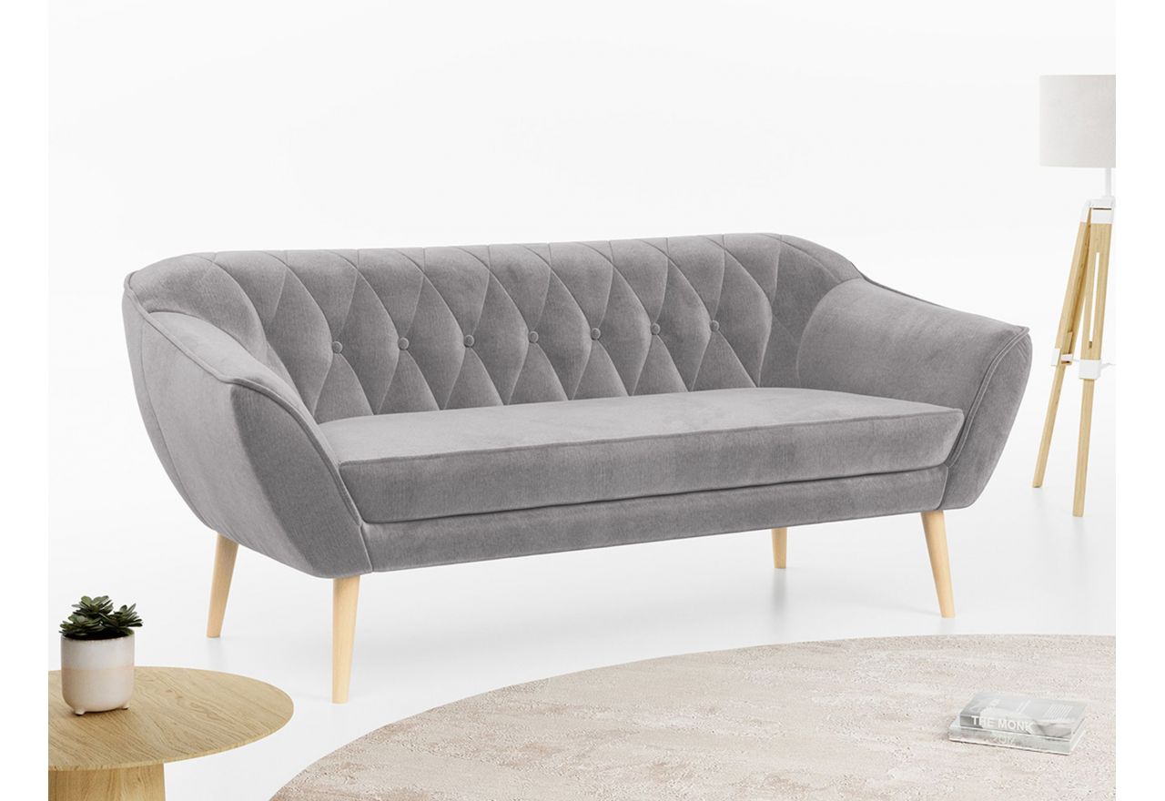 Sofa PIRS 3 - Monolith 84 - jasny szary - OUTLET
