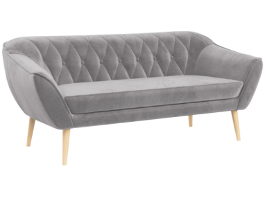 Sofa PIRS 3 - Monolith 84 - jasny szary - OUTLET