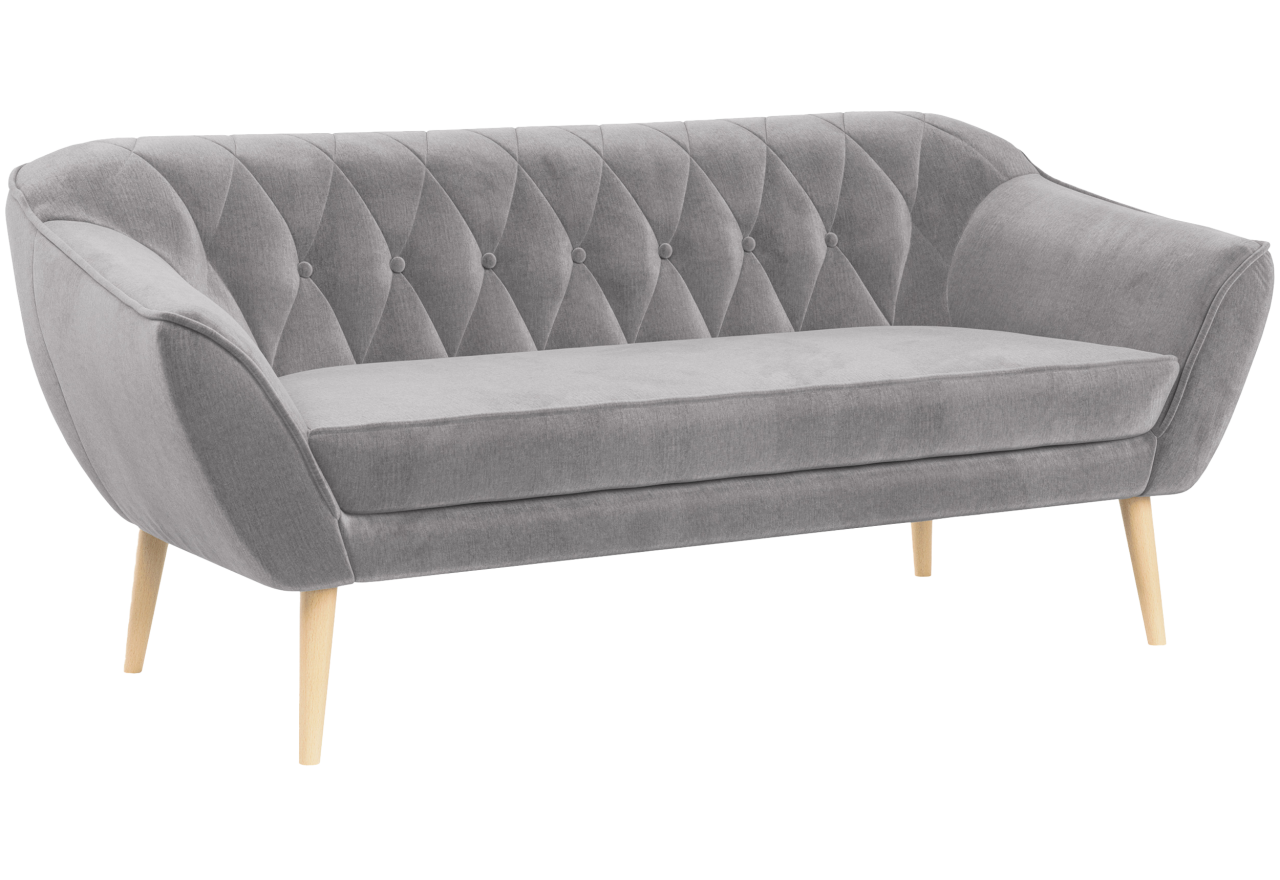 Sofa PIRS 3 - Monolith 84 - jasny szary - OUTLET