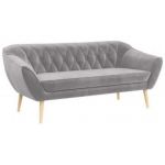 Sofa PIRS 3 - Monolith 84 - jasny szary - OUTLET