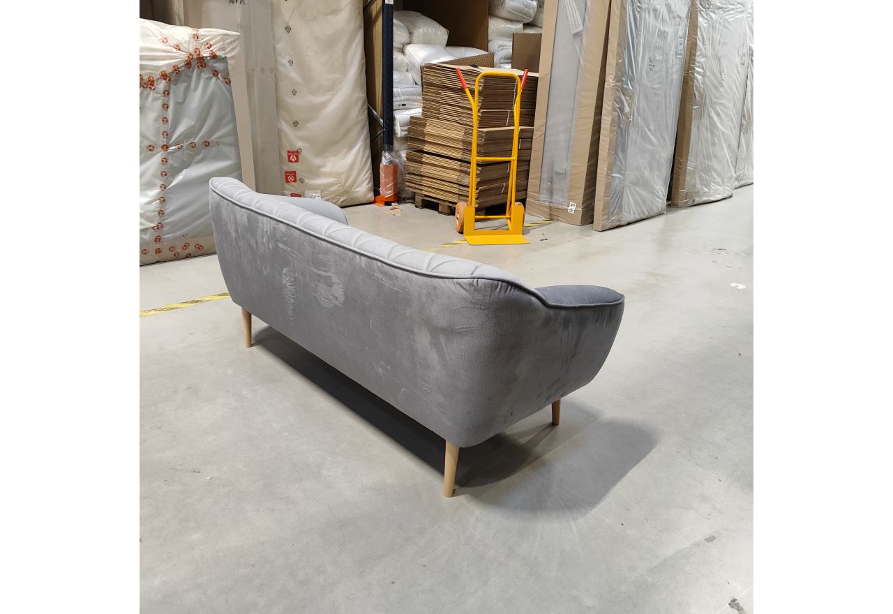 Sofa PIRS 3 - Monolith 84 - jasny szary - OUTLET