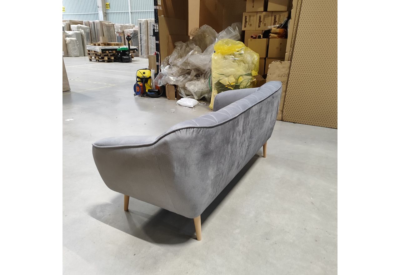 Sofa PIRS 3 - Monolith 84 - jasny szary - OUTLET