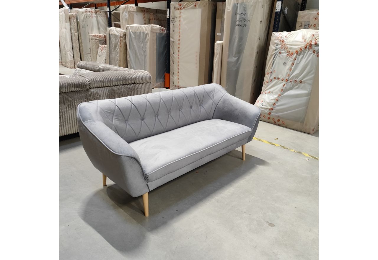 Sofa PIRS 3 - Monolith 84 - jasny szary - OUTLET