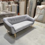 Sofa PIRS 3 - Monolith 84 - jasny szary - OUTLET