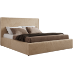 Łóżko tapicerowane CORIVO CLASSIC 180x200 - beżowy, plusz