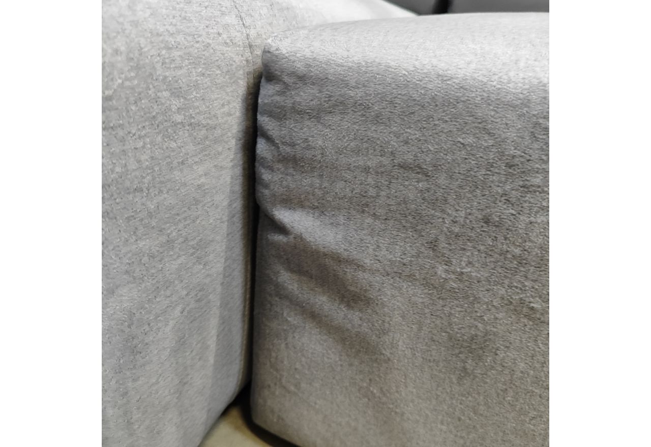 Narożnik z elektrycznym sterowaniem RILASSO L - Monolith 84 - jasny szary - OUTLETU