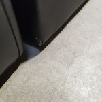 Łóżko kontynentalne GOLD 5 160x200 - Soft 11 - czarna ekoskóra - OUTLETU